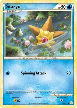 Staryu - Reverse Holofoil HeartGold SoulSilver - Common