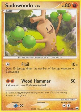 Sudowoodo - Reverse Holofoil Majestic Dawn - Uncommon