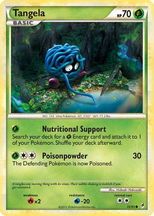 Tangela 072 - Reverse Holofoil Call of Legends - Common
