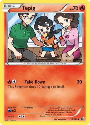 Tepig 025 Legendary Treasures - Common