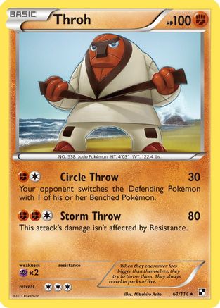 Throh - Reverse Holofoil Black and White - Rare