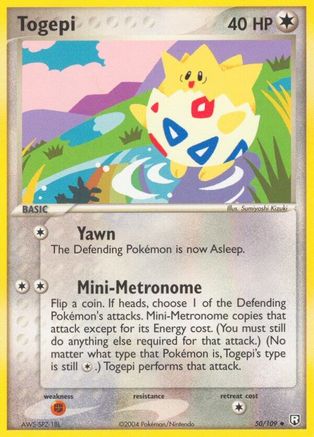 Togepi - Reverse Holofoil Team Rocket Returns - Uncommon