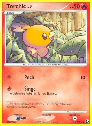 Torchic 089 - Reverse Holofoil Great Encounters - Common