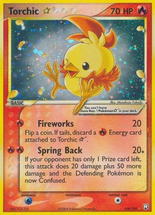 Torchic Star - Holofoil Team Rocket Returns - Ultra Rare