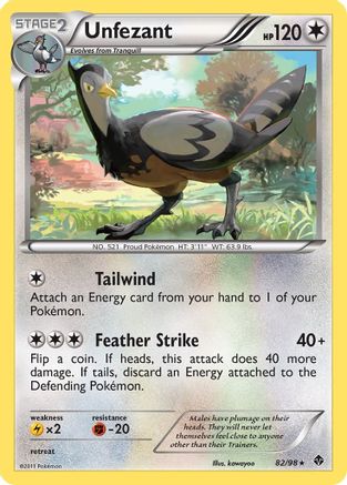 Unfezant Emerging Powers - Rare