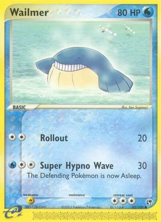 Wailmer - Reverse Holofoil Sandstorm - Common