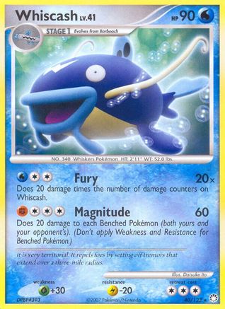 Whiscash Mysterious Treasures - Rare