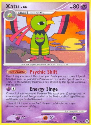 Xatu - Reverse Holofoil Secret Wonders - Rare