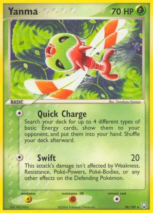 Yanma - Reverse Holofoil Team Rocket Returns - Rare