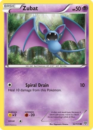Zubat (52) Plasma Storm - Common