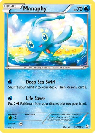 Manaphy - Holofoil XY Primal Clash - Holo Rare