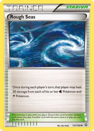 Rough Seas 137 XY Primal Clash - Uncommon