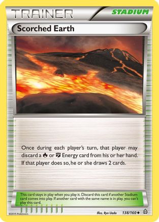 Scorched Earth 138 XY Primal Clash - Uncommon