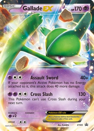 Gallade EX XY45 - Holofoil XY Promos - Promo