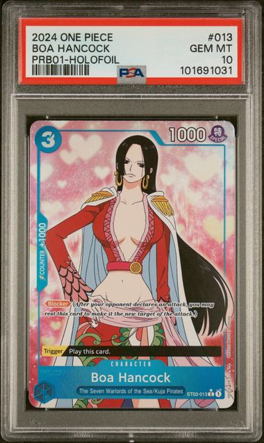 2024 ONE PIECE PRB01-PREMIUM BOOSTER -ONE PIECE CARD THE BEST- #013 BOA HANCOCK HOLOFOIL