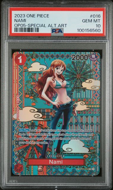 2023 ONE PIECE OP05-AWAKENING OF THE NEW ERA #016 NAMI SPECIAL ALTERNATE ART