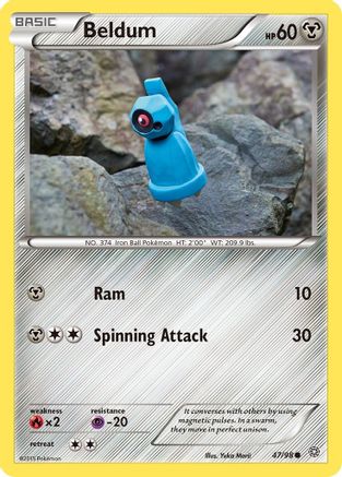 Beldum 047/98  - Reverse Holofoil XY  Ancient Origins - Common