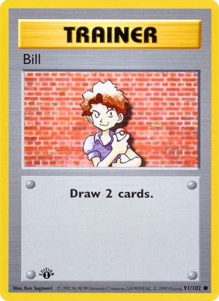 Bill 091  - Unlimited Base Set Shadowless - Common