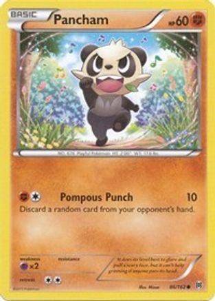 Pancham 086/162  - Reverse Holofoil XY  BREAKthrough - Common