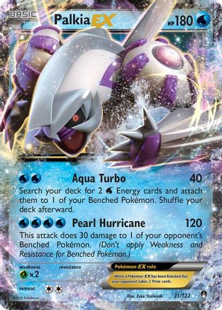 Palkia EX 031/122  - Holofoil XY  BREAKpoint - Ultra Rare