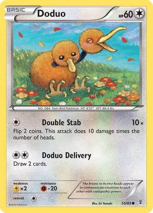 Doduo 055/83  - Reverse Holofoil Generations - Common