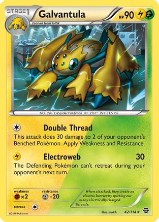 Galvantula 042/114  XY  Steam Siege - Rare