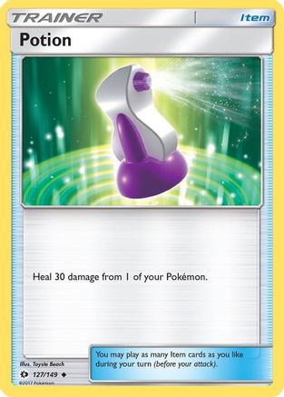 Potion 127/149  - Reverse Holofoil SM Base Set - Uncommon