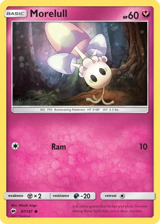 Morelull 097/147  - Reverse Holofoil SM  Burning Shadows - Common