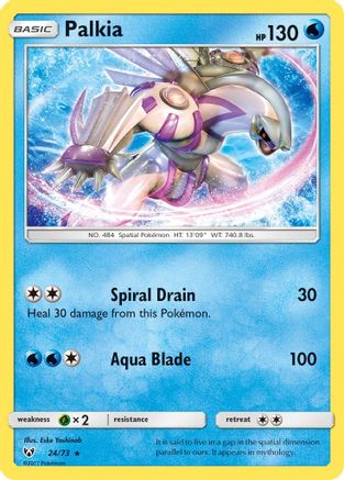Palkia 024/73  - Reverse Holofoil Shining Legends - Holo Rare