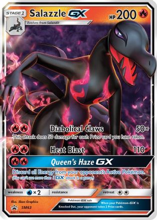 Salazzle GX SM63  - Holofoil SM Promos - Promo