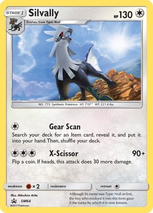 Silvally SM64  - Holofoil SM Promos - Promo