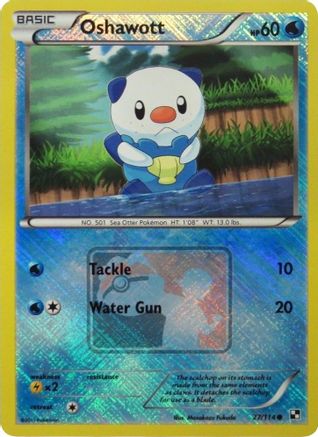 Oshawott 027/114  - Reverse Holofoil League & Championship Cards - Promo