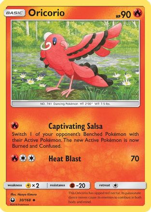 Oricorio (30) 030  - Reverse Holofoil SM  Celestial Storm - Uncommon