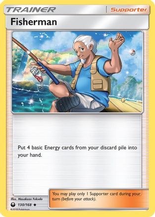 Fisherman 130  - Reverse Holofoil SM  Celestial Storm - Uncommon