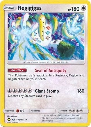 Regigigas 84a/111  - Holofoil Alternate Art Promos - Promo