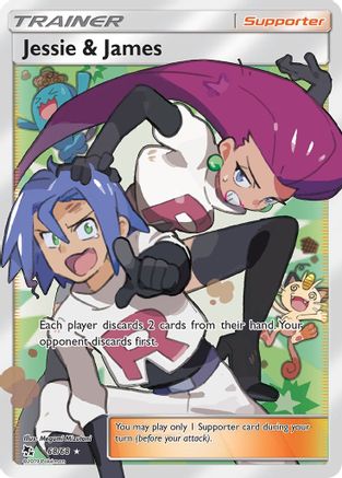 Jessie & James (Full Art) 068/68  - Holofoil Hidden Fates - Ultra Rare