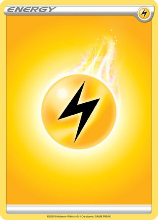 Lightning Energy  - Reverse Holofoil SWSH01 Sword & Shield Base Set - Common