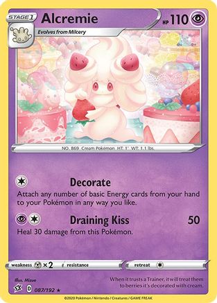 Alcremie 087/192  - Reverse Holofoil SWSH02 Rebel Clash - Rare
