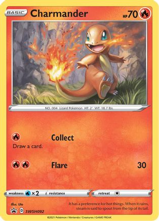 Charmander SWSH092  - Holofoil SWSH Sword & Shield Promo Cards - Promo