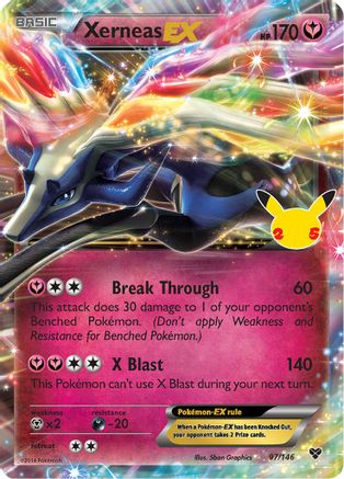 Xerneas EX 097/146  - Holofoil Celebrations Classic Collection - Classic Collection