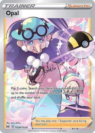 Opal TG28/TG30  - Holofoil SWSH11 Lost Origin Trainer Gallery - Ultra Rare