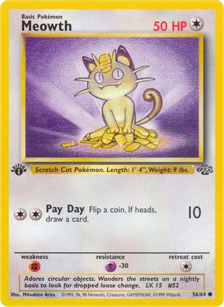 Meowth 056/64  - Unlimited Jungle - Common