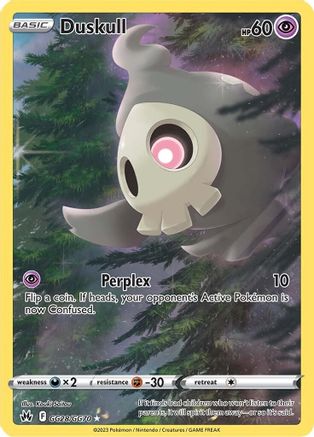Duskull GG28/GG70  - Holofoil Crown Zenith Galarian Gallery - Ultra Rare
