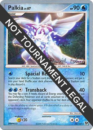 Palkia - 2009 (David Cohen) 026  World Championship Decks - Rare