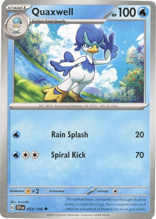 Quaxwell 053/198  - Reverse Holofoil SV01 Scarlet & Violet Base Set - Uncommon