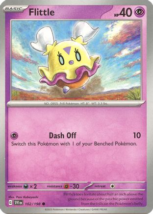 Flittle 102/198  - Reverse Holofoil SV01 Scarlet & Violet Base Set - Common