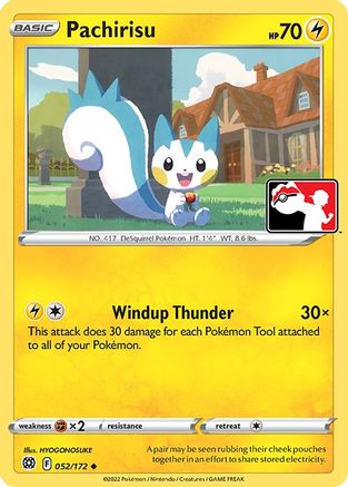 Pachirisu 052  Prize Pack Series Cards - Uncommon