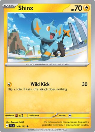 Shinx 069/193  - Reverse Holofoil SV02 Paldea Evolved - Common