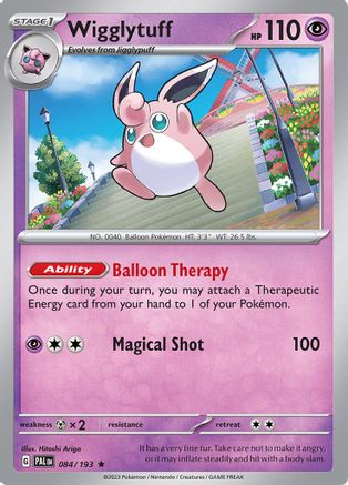 Wigglytuff 084/193  - Holofoil SV02 Paldea Evolved - Rare