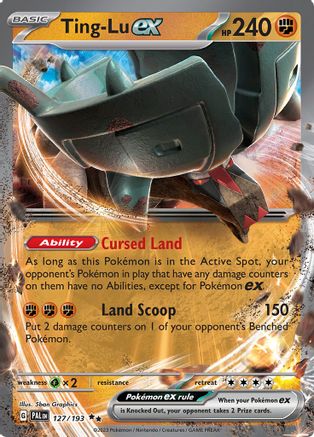 Ting-Lu ex 127/193  - Holofoil SV02 Paldea Evolved - Double Rare